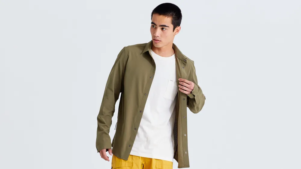 Specialized Men's /Fjällräven Long Sleeve Sun Shirt> Men's Casual Wear·Shirts