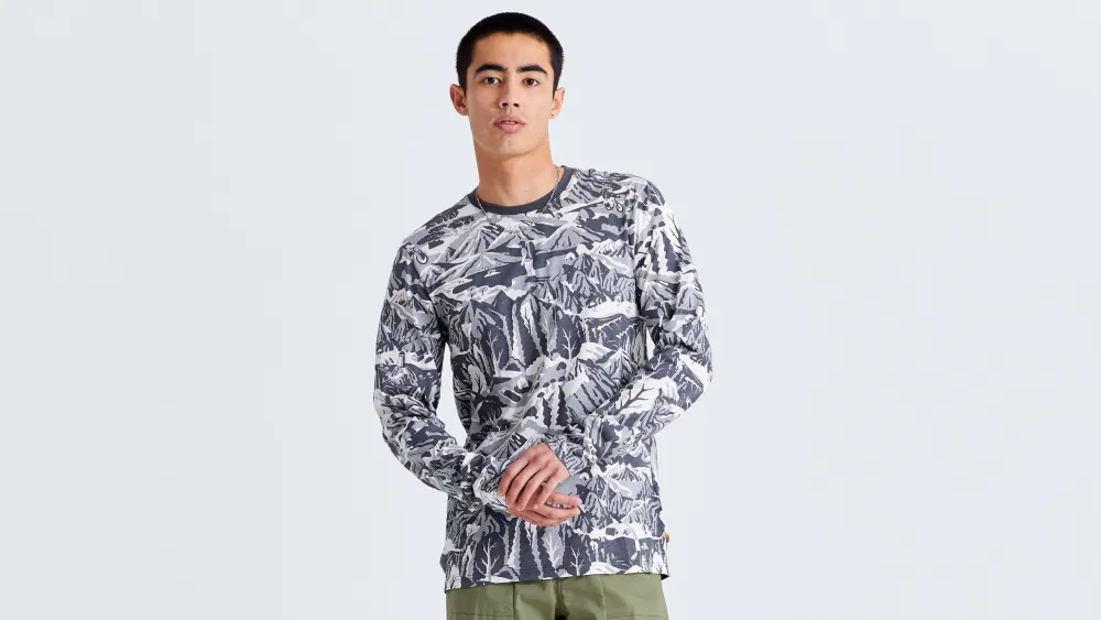 Specialized Men's /Fjällräven Cotton Caliswe Long Sleeve Tee> Men's Casual Wear·Shirts