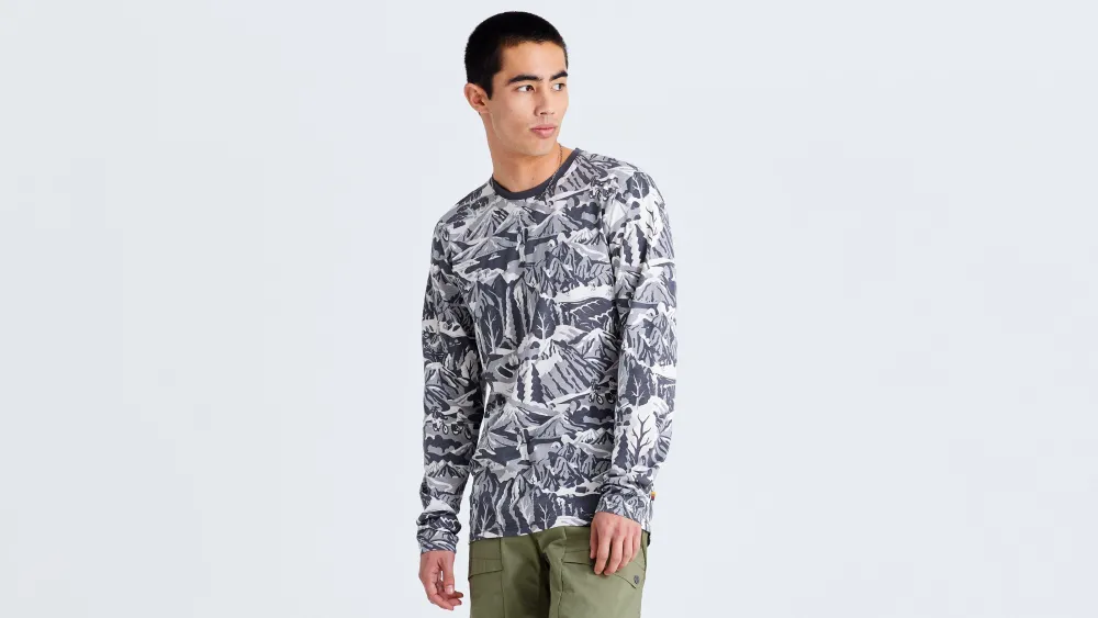 Specialized Men's /Fjällräven Cotton Caliswe Long Sleeve Tee> Men's Casual Wear·Shirts