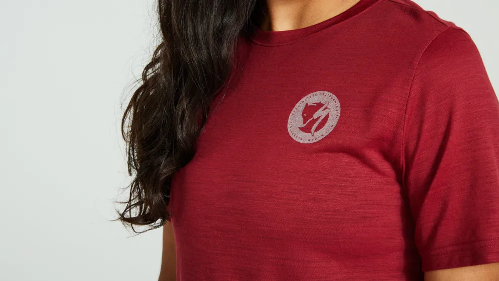 Specialized Women's /Fjällräven Wool Short Sleeve Tee>Women Women's Casual Wear·Shirts