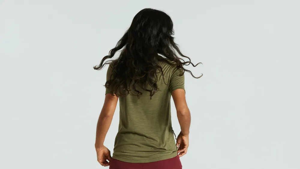 Specialized Women's /Fjällräven Wool Short Sleeve Tee>Women Women's Casual Wear·Shirts