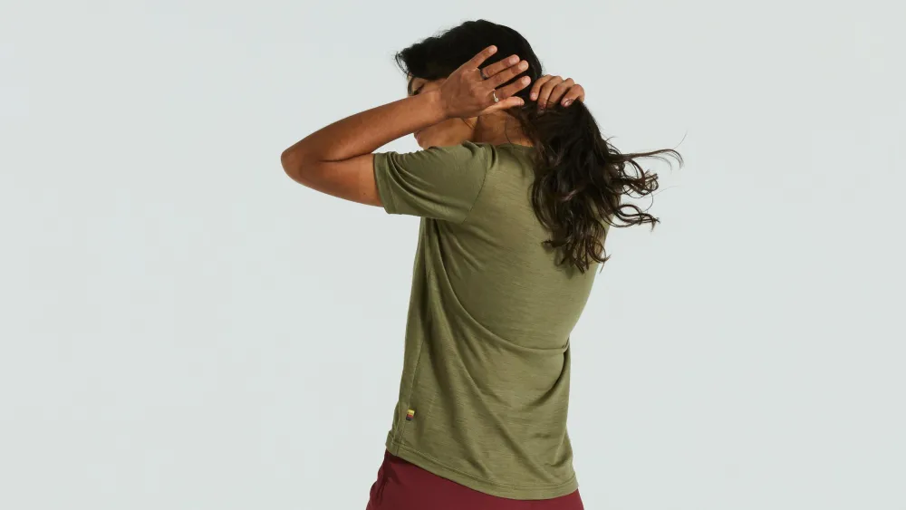 Specialized Women's /Fjällräven Wool Short Sleeve Tee>Women Women's Casual Wear·Shirts