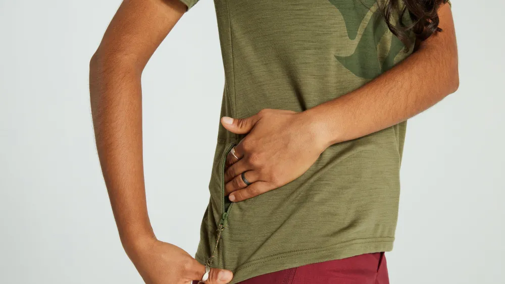 Specialized Women's /Fjällräven Wool Short Sleeve Tee>Women Women's Casual Wear·Shirts