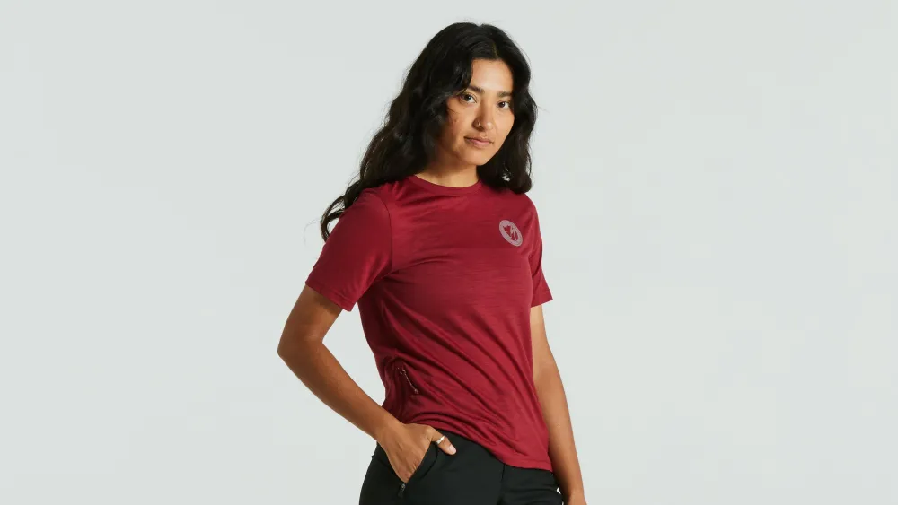 Specialized Women's /Fjällräven Wool Short Sleeve Tee>Women Women's Casual Wear·Shirts