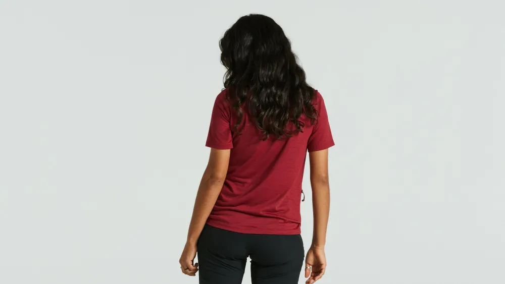 Specialized Women's /Fjällräven Wool Short Sleeve Tee>Women Women's Casual Wear·Shirts