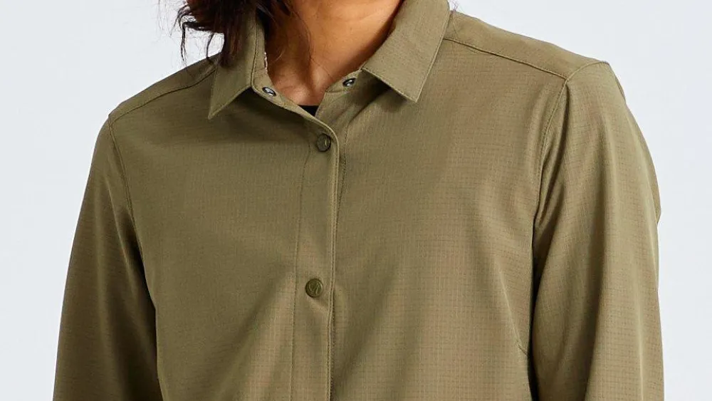 Specialized Women's /Fjällräven Long Sleeve Sun Shirt>Women Women's Casual Wear·Shirts