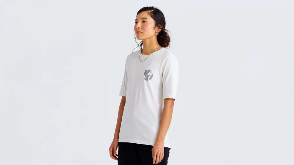 Specialized Women's /Fjällräven Cotton Pocket Short Sleeve Tee>Women Women's Casual Wear·Shirts